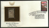 USA 2006 Great Sand Dunes Wonders of America Gold Replicas Cover Sc 4037 # 251 - Phil India Stamps