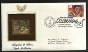 USA 1993 American Rock & Roll Music Clyde McPhatter Gold Replica Cover Sc 2726 # 026 - Phil India Stamps