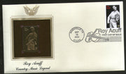 USA 2003 Roy Acuff County Music Artist Legend Gold Replicas Cover Sc 3812 # 290 - Phil India Stamps