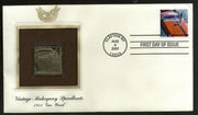 USA 2007 Garwood Vintage Speedboats Transport Gold Replicas Cover Sc 4163 # 331 - Phil India Stamps