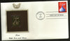 USA 2007 Greetings Special Massage Love Gold Replicas Cover Sc 4122 # 334 - Phil India Stamps