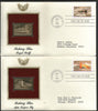 USA 1991 Fishing Flies Insect Fauna Gold Replicas Cover Set of 5 Sc 2545-49 # 097 - Phil India Stamps