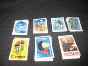 Grenada 1975-79 45 Diff Used Stamps in 7 diff Complete Sets on Bird Space Ships - Phil India Stamps