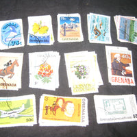 Grenada 1975-79 78 Diff Used Stamps in 12 diff Complete Sets on Bird Space Ships - Phil India Stamps