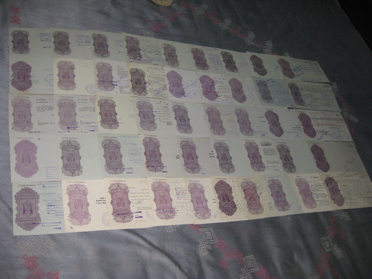 India Fiscal 52 Diff Hundi upto Rs 10 Including Diff Types WMKS & Stat ...