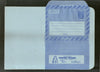 India 1977 20p Ashokan Inland Letter Card with Central Bank Swapna Yojana Advertisement ILC MINT # 40