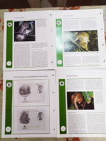 WWF Blank Album pages 20 different themes Issues for Set & FDCs with Hawid Mounts