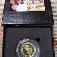 India 2011 Rs. 5 Rabindranath Tagore 150 Birth Anni. Commemorative UNC Coin Box