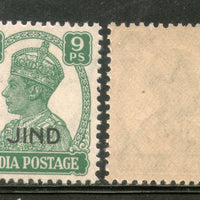 India Jind State KG VI 9ps Postage Stamp SG 139 / Sc 167 MNH - Phil India Stamps