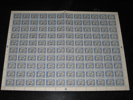 India Jaipur State 1An King Man Singh Postage SG 60 / Sc 37A Full Sheet of 120 Stamps Cat £2160 MNH - Phil India Stamps