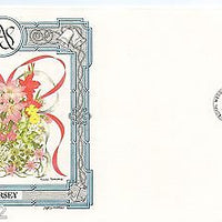 Jersey 1986 Royal Wedding Prince Andrew & Sarah Fargusan Sc 404 Flower FDC