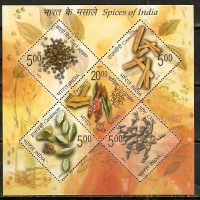 India 2009 Spices of India Herbal Medicine Phila-2466 M/s MNH