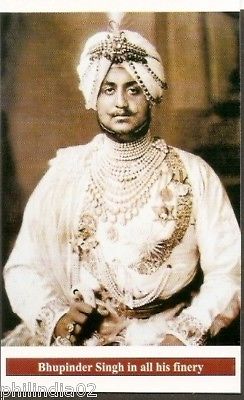 India Princely State Patiala Ruler Real Photo Post Card # 36