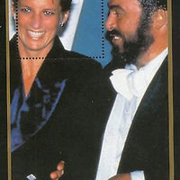 Niger 1997 Princess Lady Diana & Pavarotti Royal Family Women M/s MNH # 5558