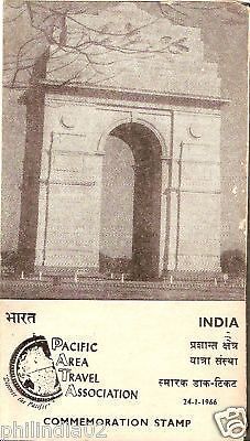 India 1966 Pacific Area Travel Association Phila-424 Cancelled Folder