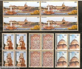 India 2011 Rashtrapati Bhavan Phila-2713a BLK/4 MNH