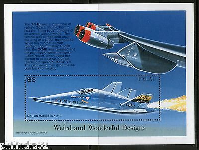 Palau 1996 Aircraft Aeroplane Transport Weird & Wonderful Sc 406 M/s MNH # 12964