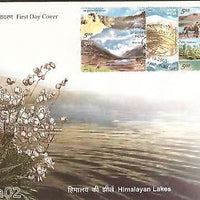 India 2006 Himalayan Lakes Phila-2221 Se-tenant FDC