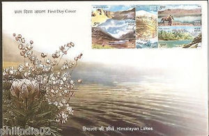 India 2006 Himalayan Lakes Phila-2221 Se-tenant FDC