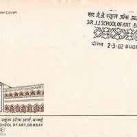 India 1982 Sir J. J. School of Art Bombay Phila-883 FDC