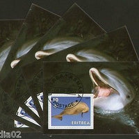 Eritrea 2001 Fish Marine Life Animals M/s Cancelled x 5 # 3956