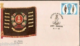 India 1983 Jat Regiment Military Phila-922 FDC