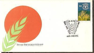 India 1981 FAO World Food Day Phila-865 FDC