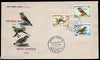 Nepal 1992 Birds - Pigeon Waxwing Lark Fauna Sc 508-10 FDC # 7423