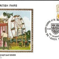 Great Britain 1983 British Fairs Colorano Silk Cover # 13141