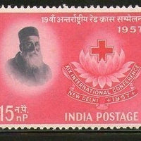 India 1957 International Red Cross Conference Heneri Dunant Phila-323 MNH