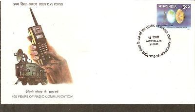 India 1995 Radio Communication Phila-1451 FDC