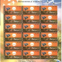 India 2007 Renewable Energy - Solar Phila-SL79 Sheetlet MNH