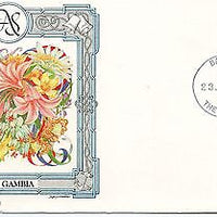 Gambia 1986 Royal Wedding Prince Andrew & Sarah Fargusan Sc 635 Flower FDC