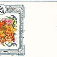 Sierra Leone 1986 Royal Wedding Prince Andrew & Sarah Fargusan Sc 769 Flower FDC