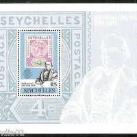 Seychelles 1979 Sir Rowland Hill Stamp on Stamp Bird Sc 437 M/s MNH # 6383