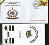 India 2008 Armoured Regiment by President of India  Military APO Cover+ Brochure