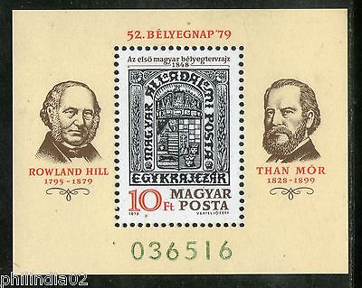 Hungary 1979 Sir Rowland Hill Stamp on Stamp M/s MNH # 3361