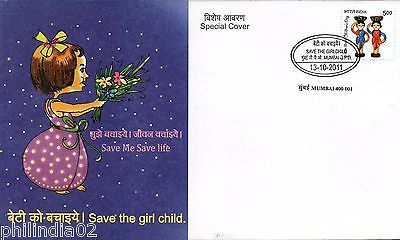 India 2011 Save The Girl Child Special Cover
