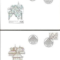 Czech Rep. 2011 Folk Architecture Building 2 FDCs