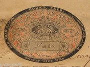 British India Fiscal 8As Congreve Stamp Paper Type 18 Die-2 Revenue Court Fee