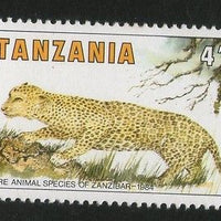 Tanzania 1985 Leopard Wildlife Animal Mammal Big Cat Sc 259 MNH # 3035