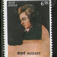 India 1991 Mozart Austria Composer Music Phila-1316 MNH