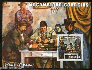 Mozambique 2001 Paul Ceranne Painting Art M/s Sc 1496 Cancelled # 8107