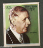 Bhutan 1972 De Gaulle President Plastic Moulded Sc 145c Self - adhesive # 3220