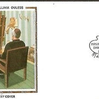Jersey 1983 William Ouless Painting Colorano Silk Cover