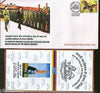 India 2008 8th Battalion The Dogra Regiment Military APO Cover+ Brochure