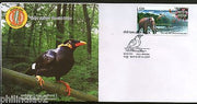 India 2007 CGPEX Hill Mynah Birds Fauna Wild Life Elephant Special Cover # 7474