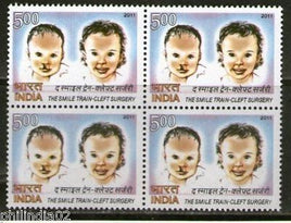 India 2011 The Smile Train - Cleft Palate Surgery Health Medicine Phila-2730 Blk/4 MNH