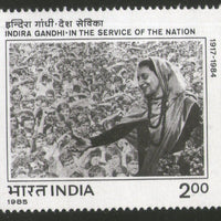 India 1985 200p Indira Gandhi Phila-1015 MNH