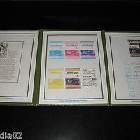 St. Vincent 1983 Locomotive Printer's Colour Trail Proof Folder Extremely RARE